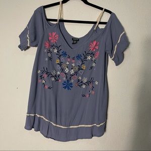 Torrid Embroidered Top